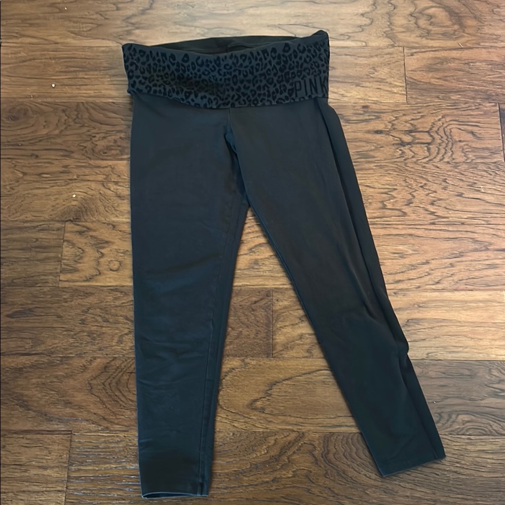 Vintage Black PINK Yoga Leggings